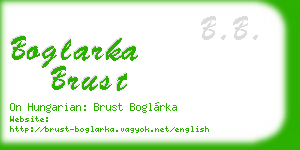 boglarka brust business card